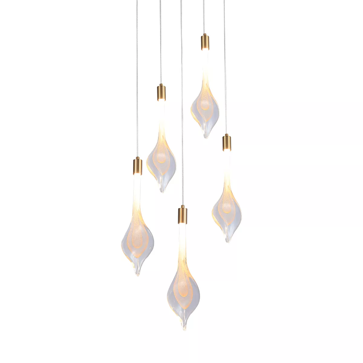 

Подвесной светильник Delight Collection P98066-5 antique brass