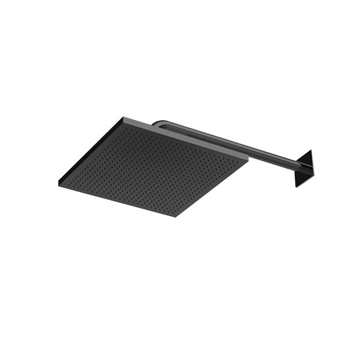 ALMAR Velvet rain Верхний душ 300х300 мм из нерж стали без держателя1 режим душ Velvet rain цвет черный матовый 86904₽