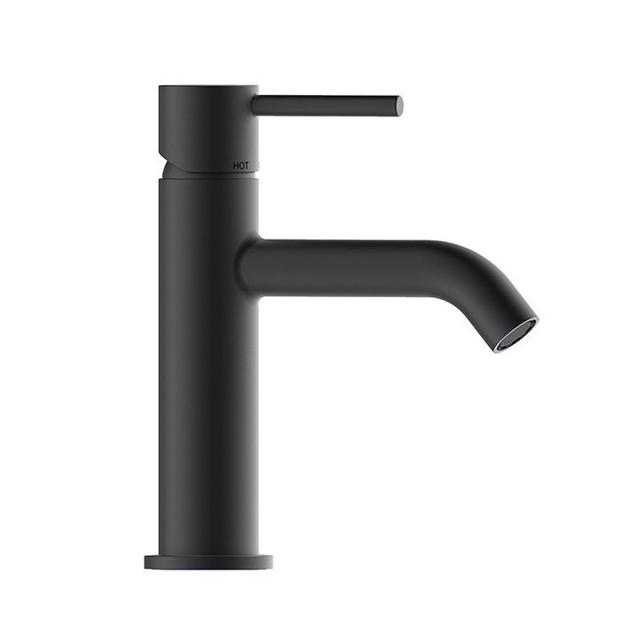 

TEO-M Смеситель для раковины с донным клапаном 1”1/4., черный матовый