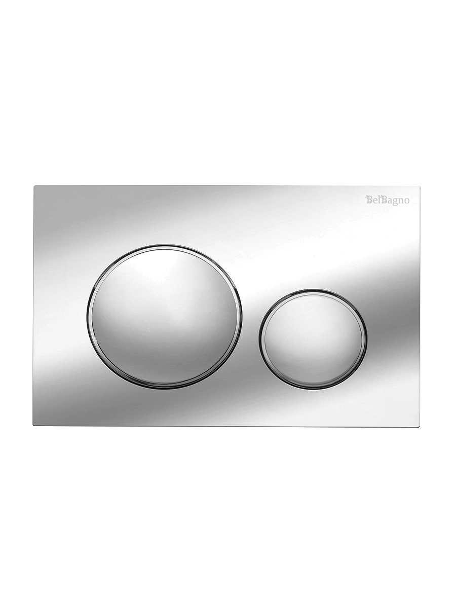 Кнопка смыва для унитаза BelBagno BB-17C-CRM пластик цвет хром 2310₽
