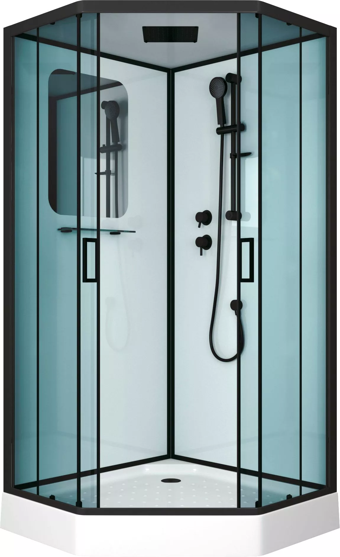 

Душевая кабина Niagara Premium NG-6901-01D BLACK 90х90х220 черная