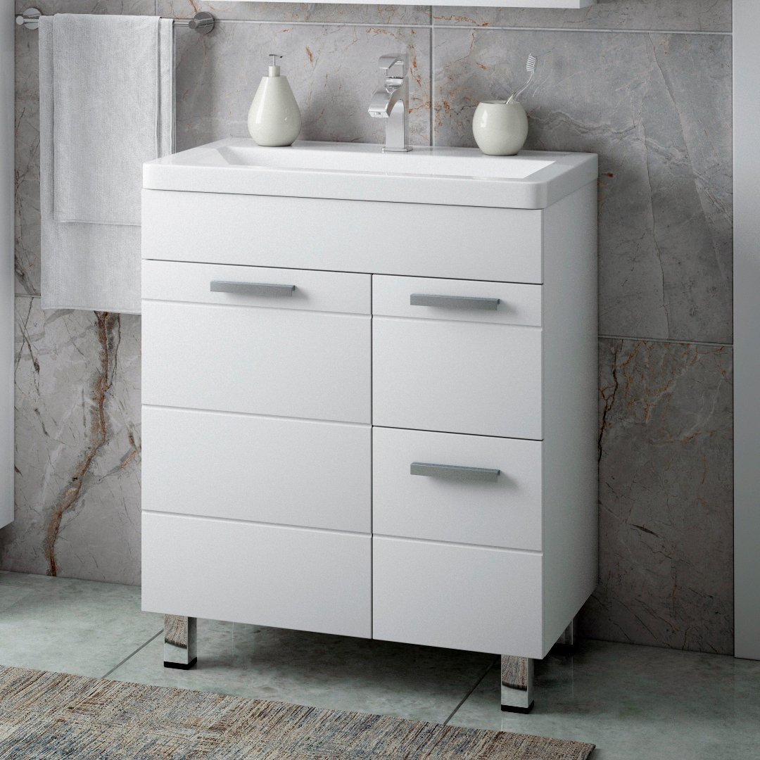 

Тумба под раковину без столешницы Corozo Денвер 60, напольная