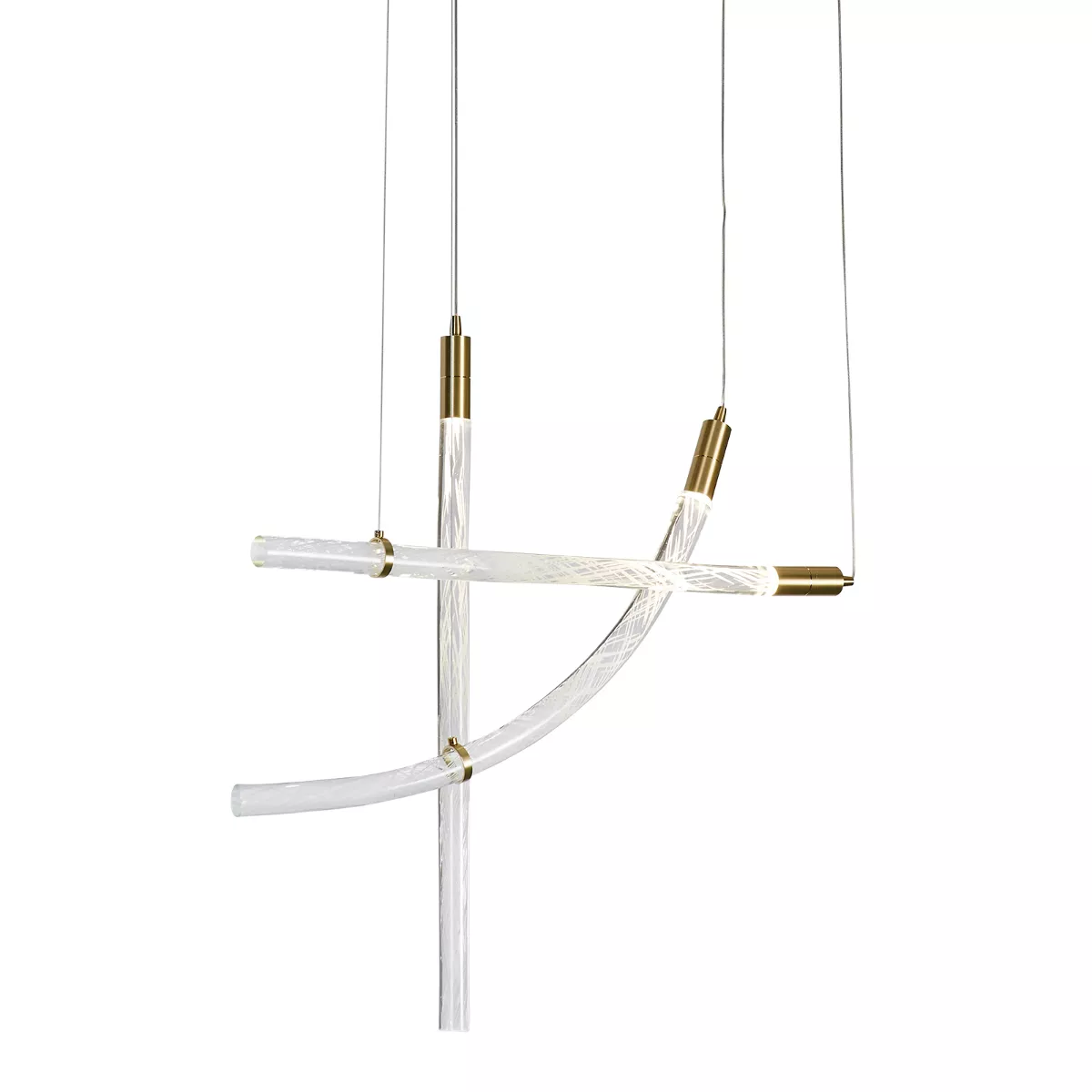

Подвесной светильник Delight Collection OB2412-3 gold/clear