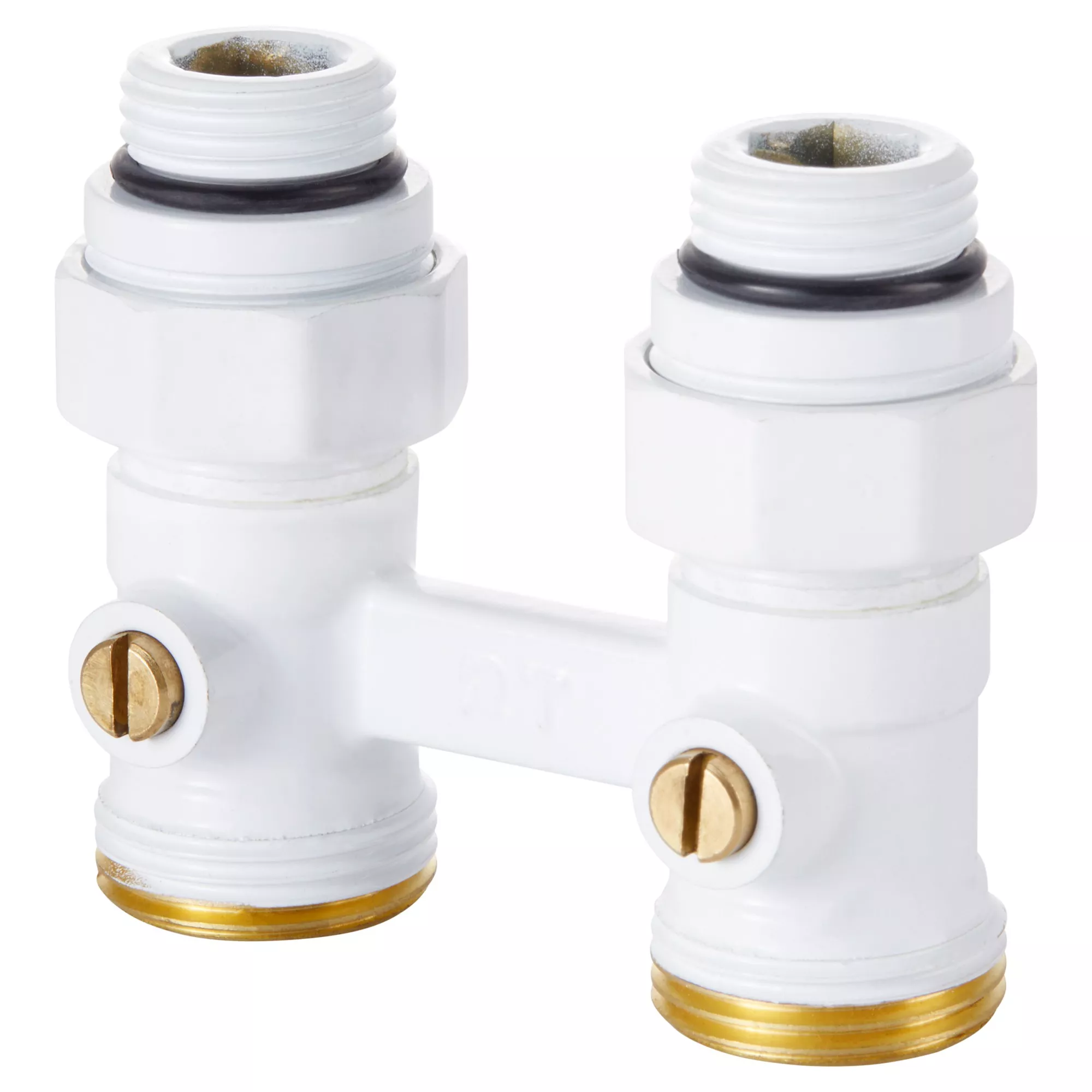 

Узел нижнего подключения Royal Thermo прямой 1/2х3/4 EK (белый)