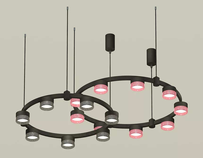 

Комплект подвесного светильника Ambrella Light Techno Ring XR92091310 (A9209x2, C9242, C9238, N8486, N8484)