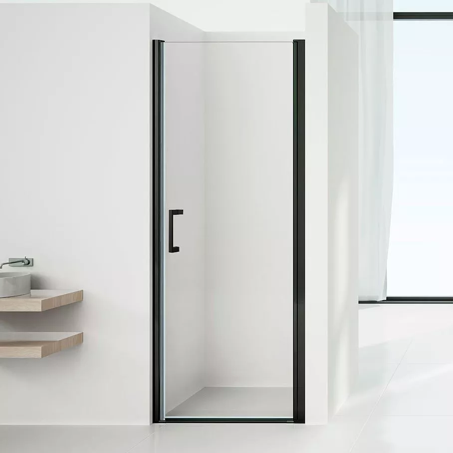 

Душевая дверь в нишу Vincea Orta VPP-1O800CLB 80 см, профиль черный, стекло прозрачное