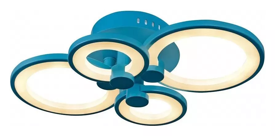 

Потолочная люстра iLedex Ring A001/4 BLUE