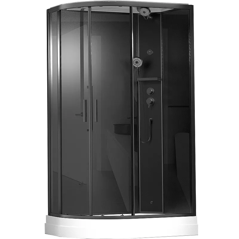 

Душевая кабина Timo Premium ILMA Black 120х80 черная, без гидромассажа