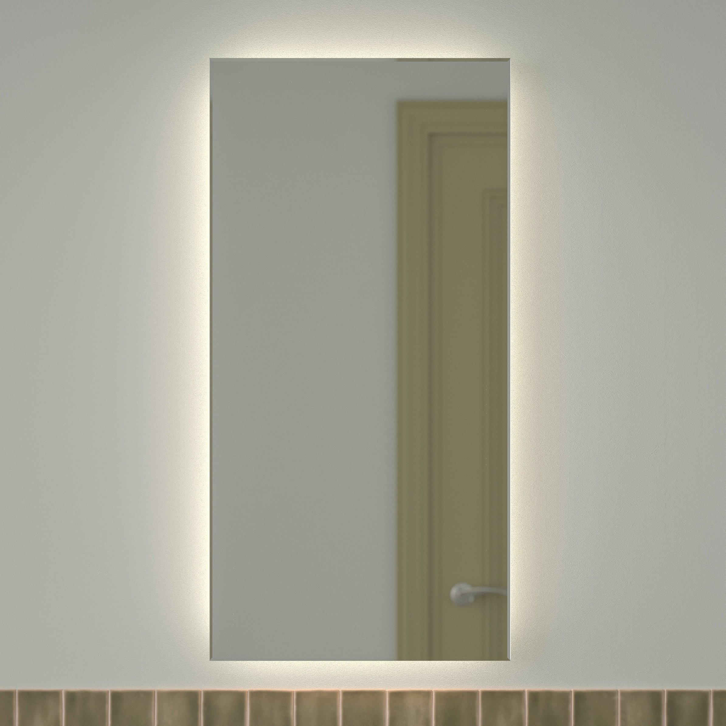 

Зеркало Defesto Glow DF 2505 50х100 с LED-подсветкой, 4 500 K, без выключателя