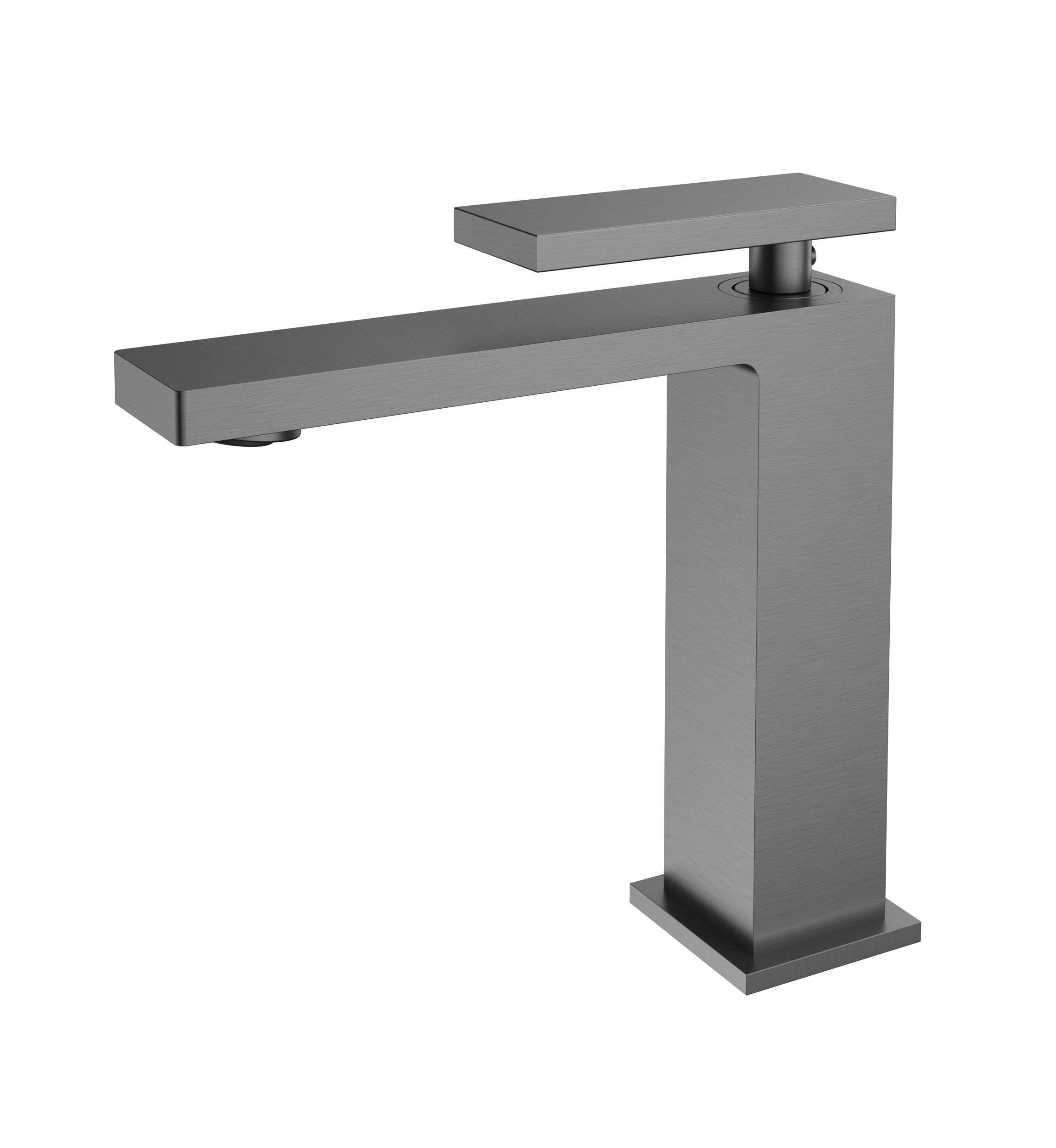 

Смеситель для раковины Vincea Dice VBF-2DS1GM вороненая сталь