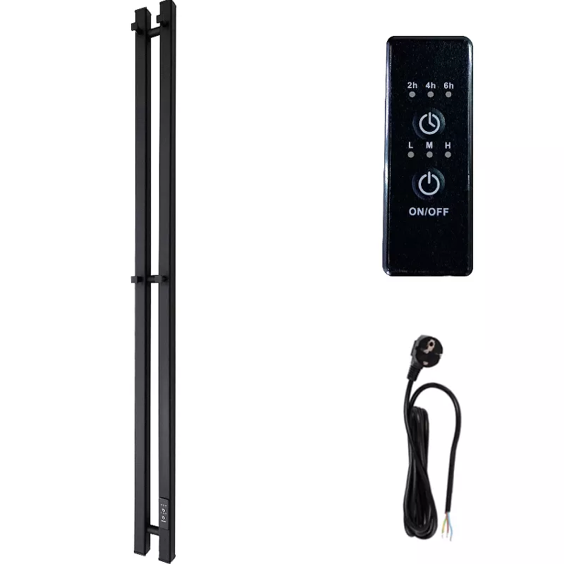 

Электрический полотенцесушитель Маргроид Inaro 120х6 правый черный матовый