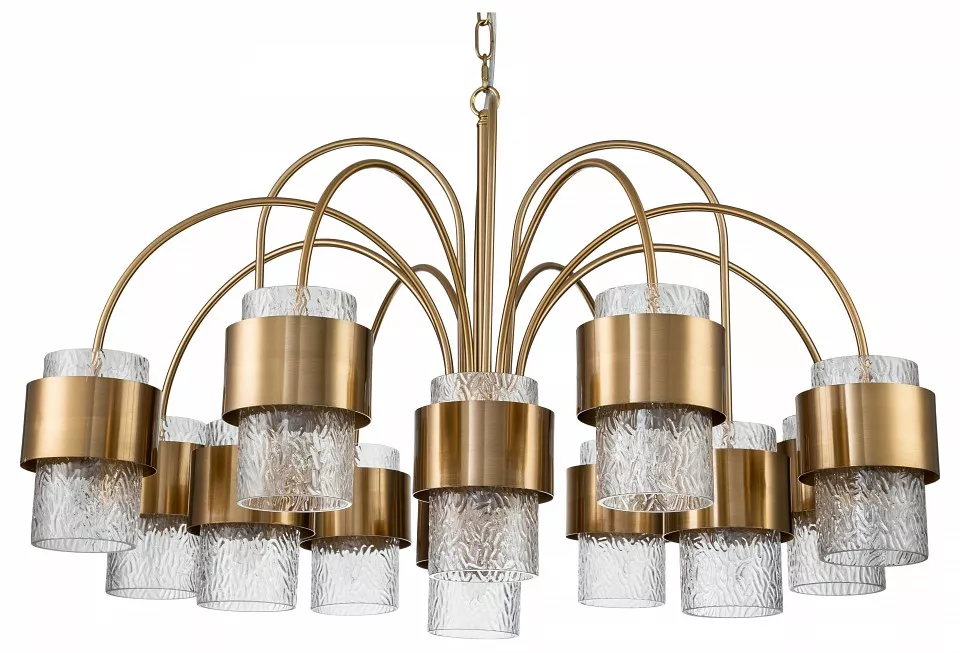 

Подвесная люстра Indigo ELEGANZA 12019/A/12P Brass V000324