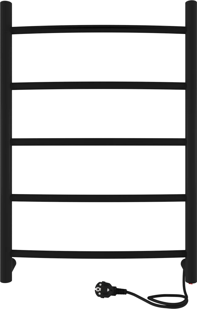 Полотенцесушитель электрический Indigo Arc 600х400 Черный матовый