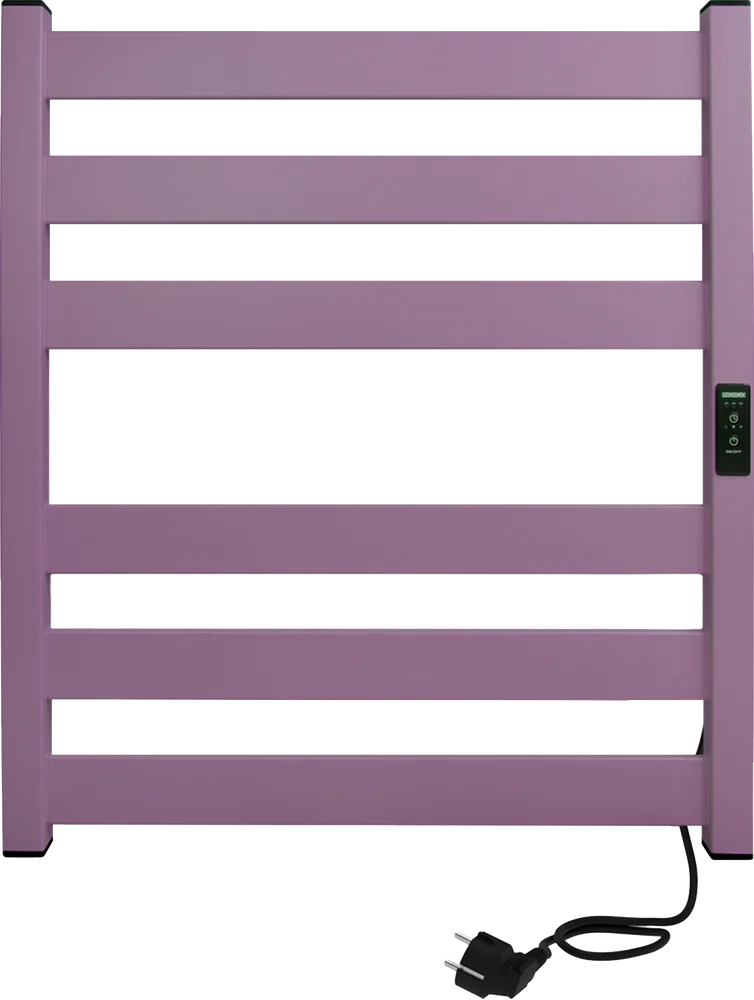Полотенцесушитель электрический Indigo Oktava Slim 5 600х500 Фиолетовый