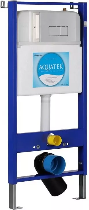 

Инсталляция для унитаза Aquatek Slim 113x51 INS-0000003 белая клавиша