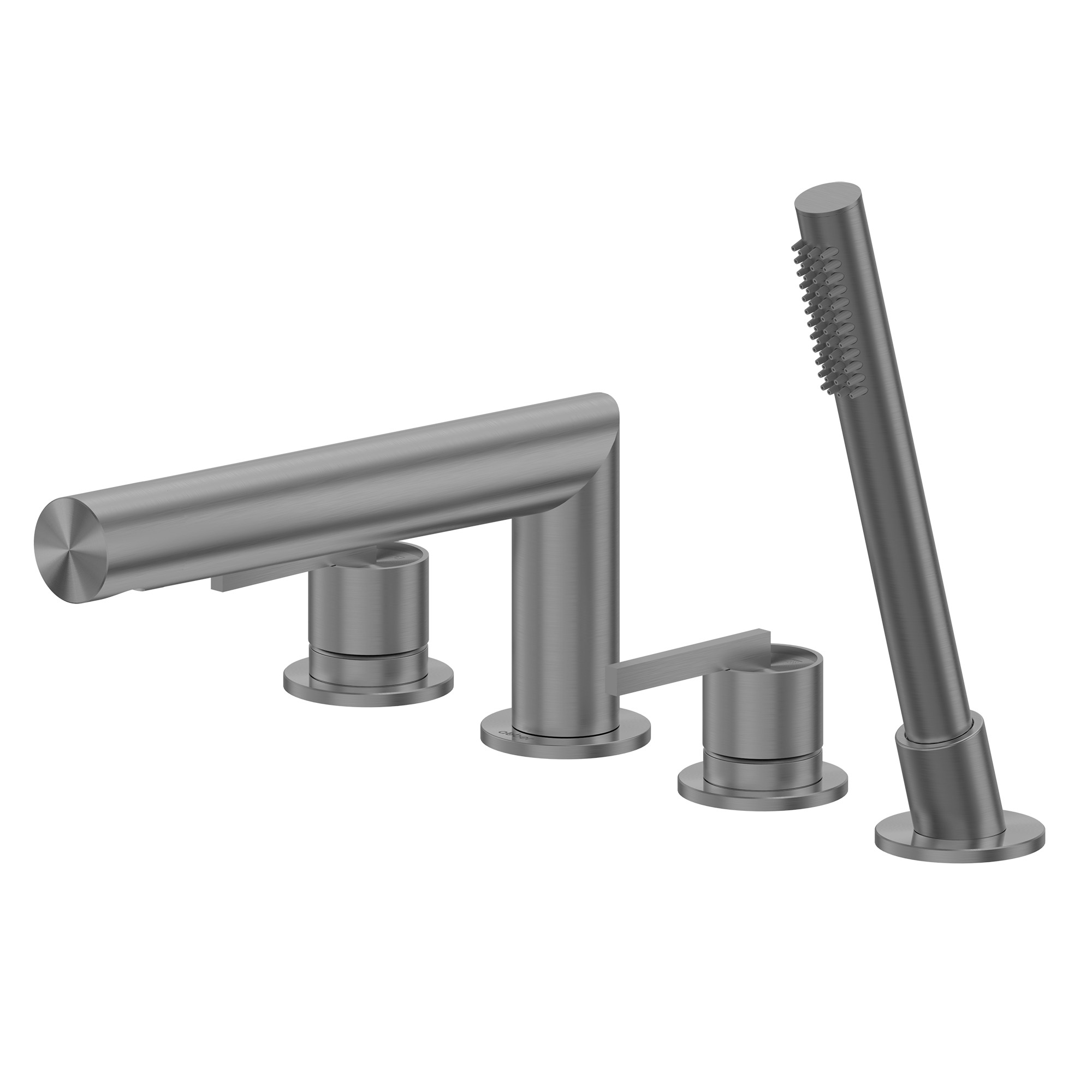 Смеситель на борт ванны Abber Perfekte 316 AF8A13BGG оружейная брашированная сталь 64900₽