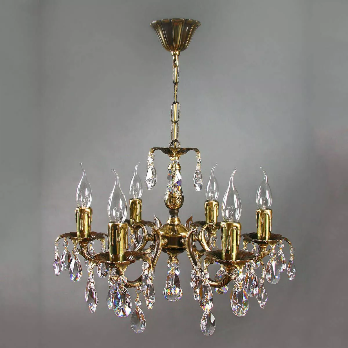 

Подвесная люстра Ambiente Benisa 2226/6 PB Tear Drop