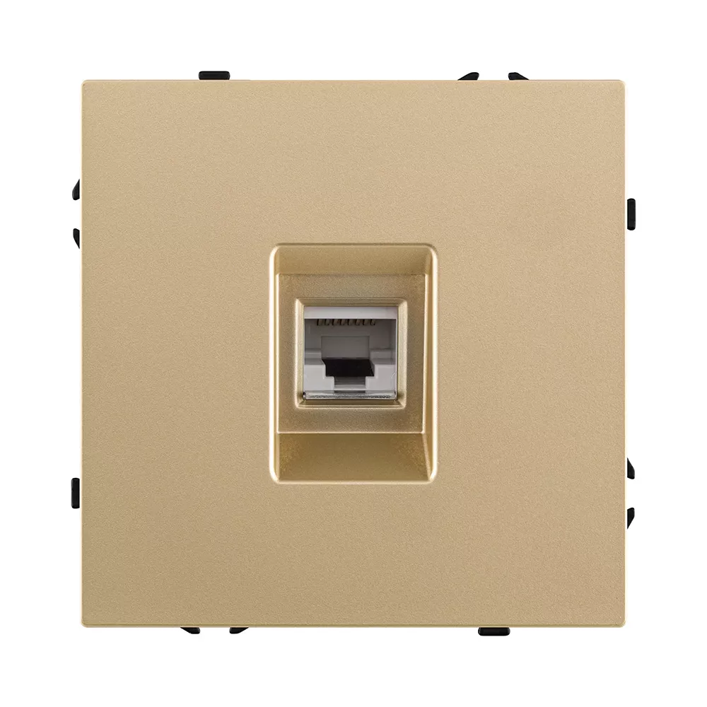 

Розетка Ethernet RJ45 Cat.6, золотой Kollinger Eclipse EC-017GD