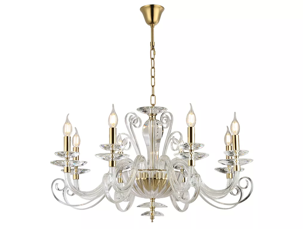 

Подвесная люстра Newport Annabelle 8578/C gold polished М0070812