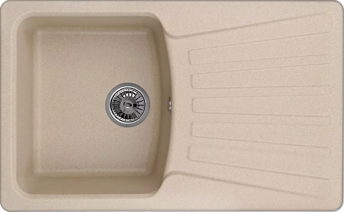 

Мойка кухонная Granula GR-8001 песок, Бежевый