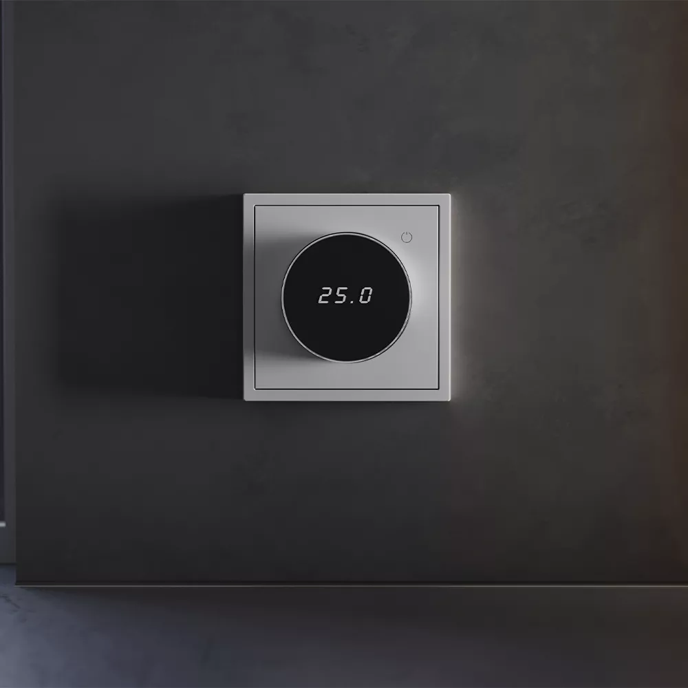 

Терморегулятор электронный Voltum S70 с индикацией и датчиком, для теплого пола, (серый) VLS070116