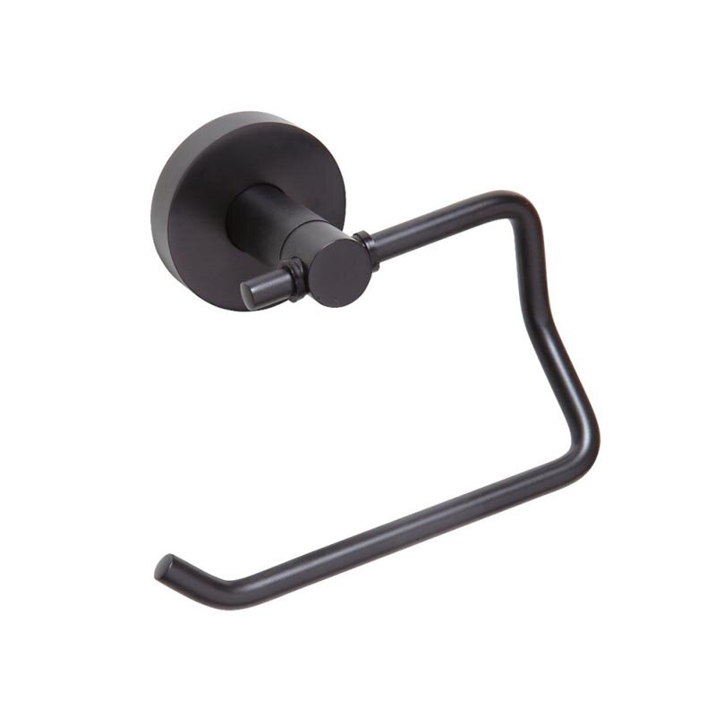 Держатель X-ROUND BLACK туалетной бумаги, черный, Sapho