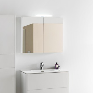 

Зеркало-шкаф Laufen Base 80 белое матовое, Белый