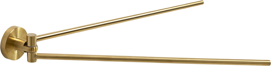 

Полотенцедержатель Cezares Relax THD-S-BORO брашированное золото