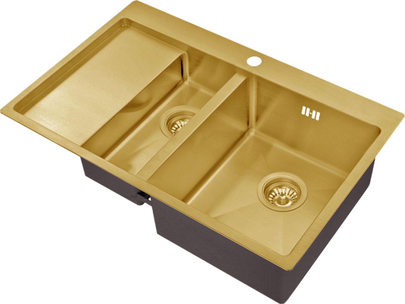 Купить Мойка кухонная Zorg Inox PVD SZR 5178-2-R bronze, бронза, нержавеющая сталь