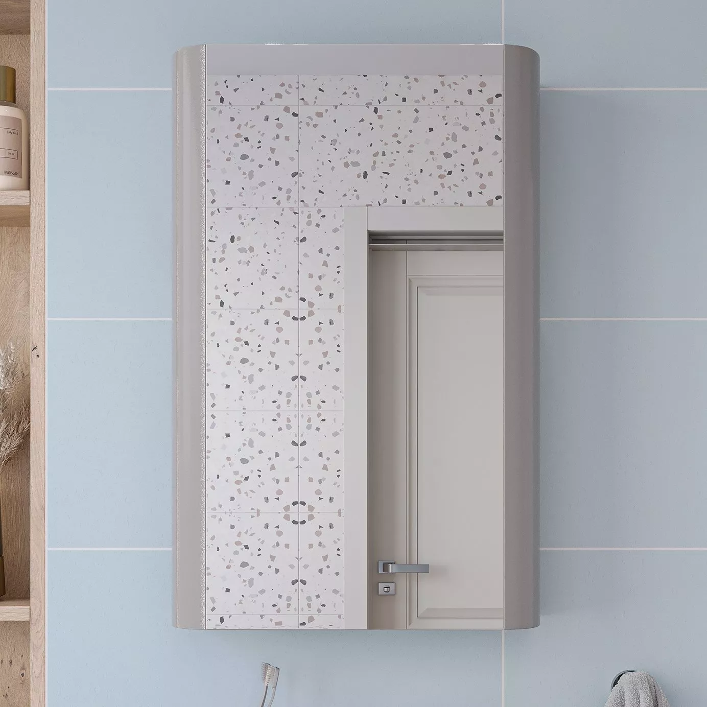 

Зеркало-шкаф VOQ Bold 45 premium grey