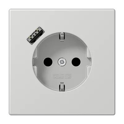 

Розетка 2K+З USB Typ A Jung LS1520-18ALG