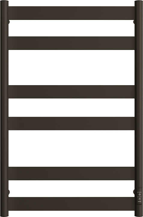 

Полотенцесушитель электрический Двин Y neo 4657812418347 80x50 см, подключение справа, слева, черный матовый, лесенка, из стали