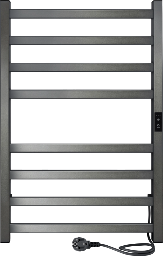 

Полотенцесушитель электрический Indigo Oktava Slim 3 LСLOKS3E80-50GFMRt graphite metallic