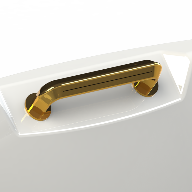 Излив-ручка для ванны Radomir Рикарди золото