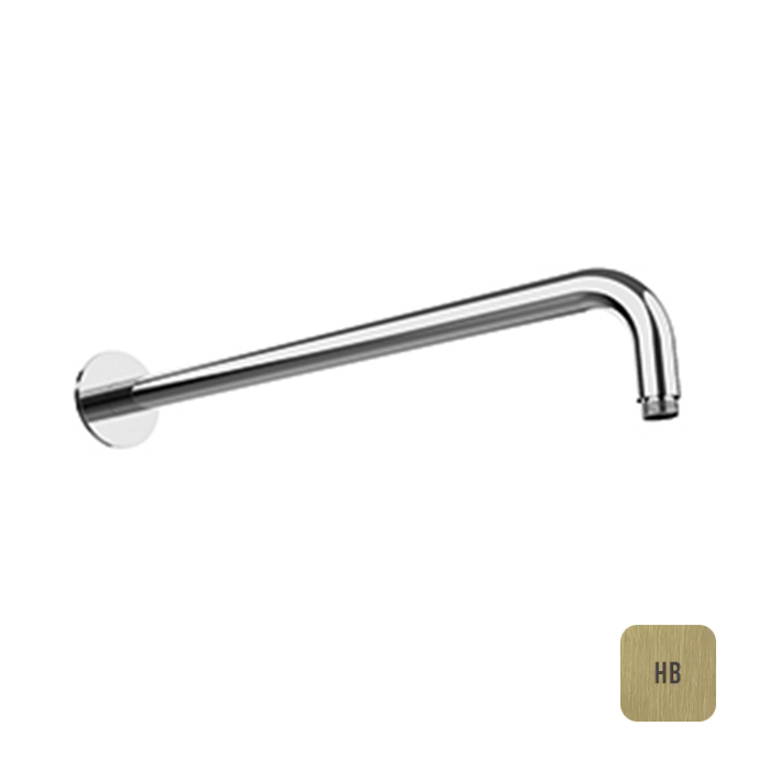 ALMAR Держатель настенный для верхнего душа 420 мм, круглый отражатель, латунь PVD, цвет High Brass ( HB)