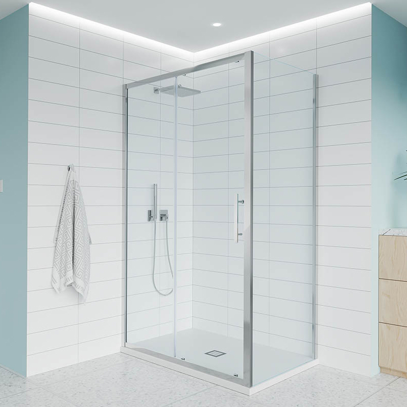 

Душевой уголок Veconi Evo 100SP CH 120х80 см, профиль глянцевый хром, стекло прозрачное