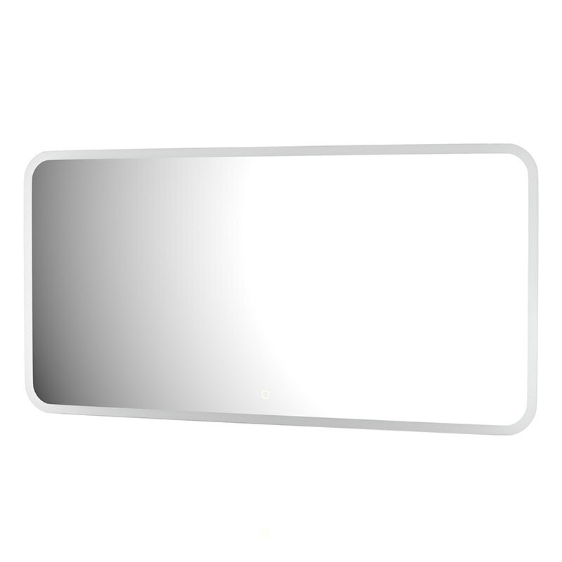 Зеркало с матированием и LED-подсветкой 34W (120x60 cm) (Сенсорный выключатель) (Теплый белый свет) (DEFESTO)