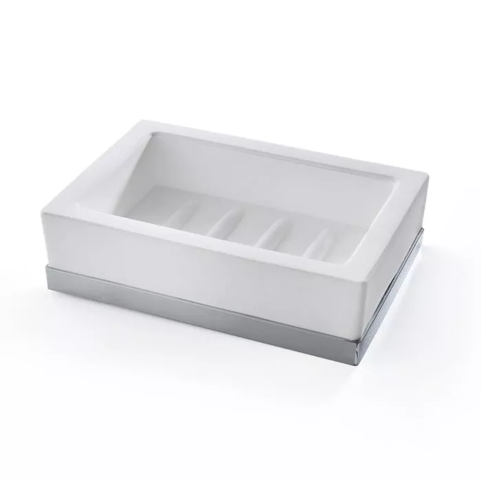 

3SC Mood Deluxe White Мыльница настольная, цвет: белый матовый/хром (ПО ЗАПРОСУ)