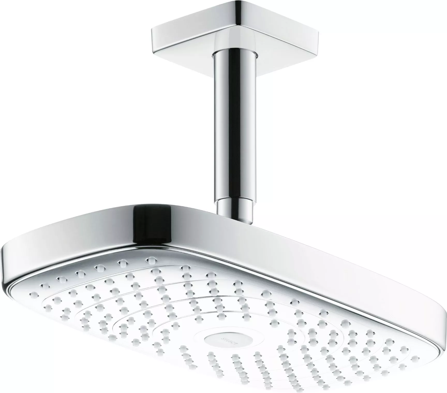 

Верхний душ Hansgrohe Raindance Select E 300 2jet 27384400, Белый;хром