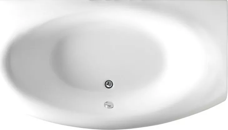 Акриловая ванна Marka One Nega 170x95, цвет белый 4604613102364 - фото 1