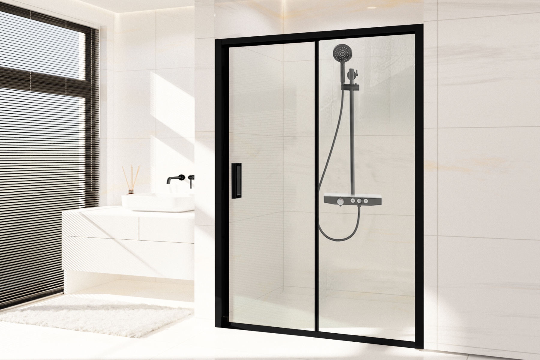 

Душевая дверь ACCORD RB HS-T-BL 150x200 (прозрачное)