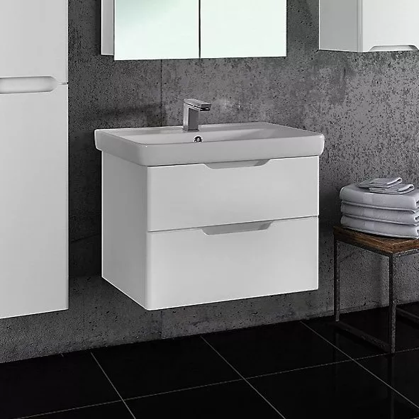 

Тумба с раковиной Dreja.Eco Q 80 белая