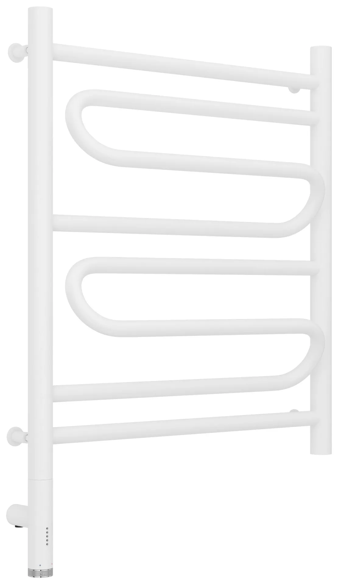 

Полотенцесушитель электрический РЭБ ЭЛЕГИЯ 3.0 600х500 МЭМ левый (Матовый белый)