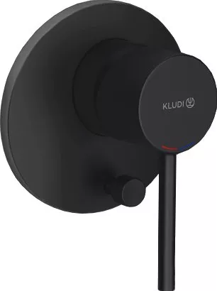 

Смеситель для ванны с душем Kludi Bozz 387163976 черный матовый