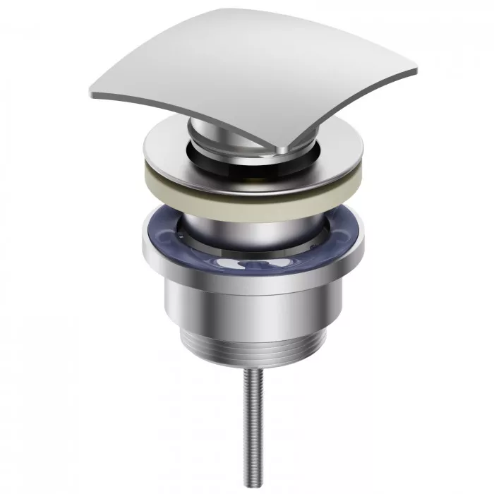 

Донный клапан для раковины WONZON & WOGHAND, Брашированный никель (WW-88SS13-BN)