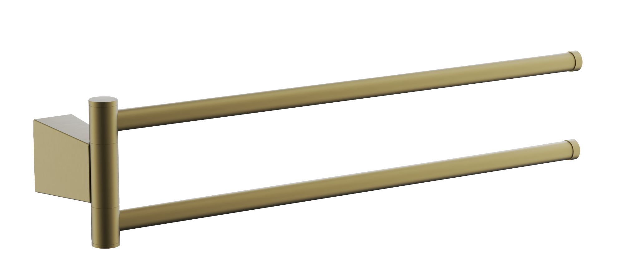 

Полотенцедержатель BELZ B913 B91312 двойной, брашированное золото