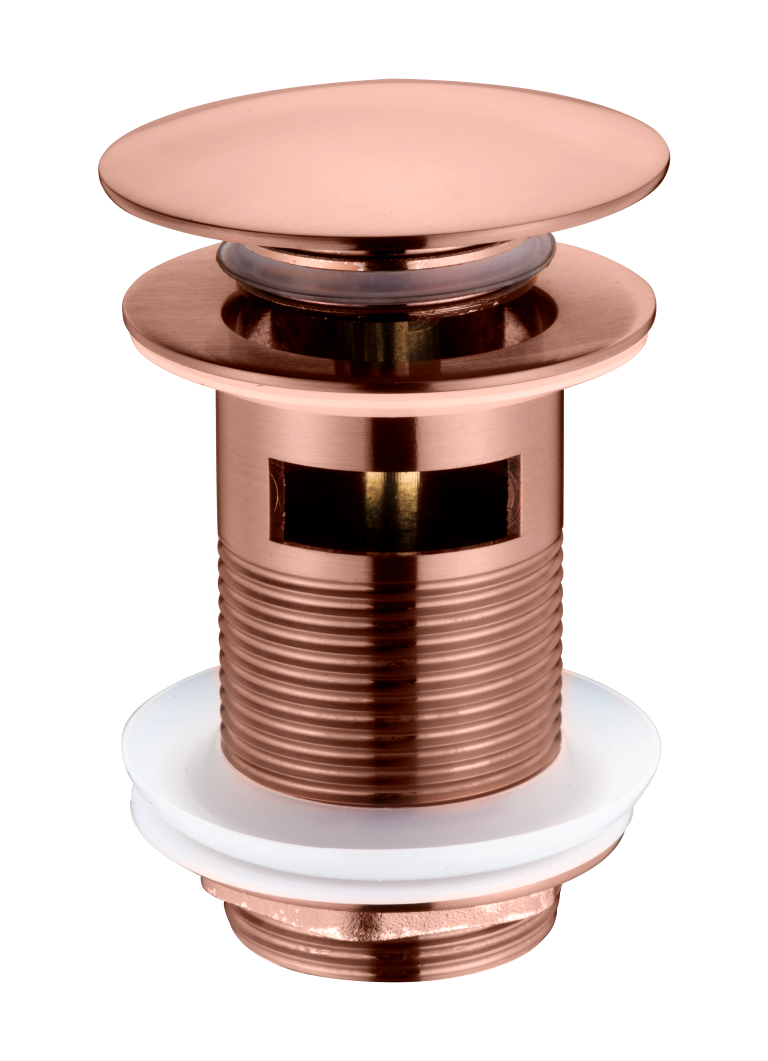 

Донный клапан для раковины Boheme 612/2-CB с переливом, брашированная медь