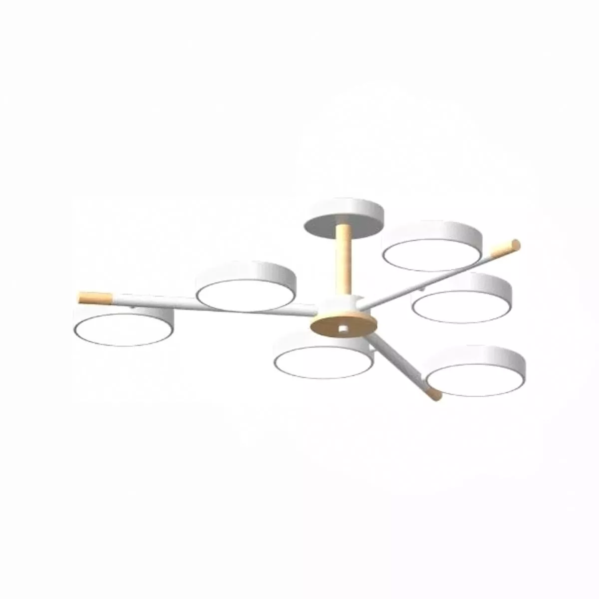 

Люстра на штанге LED4U L3208-800 WH