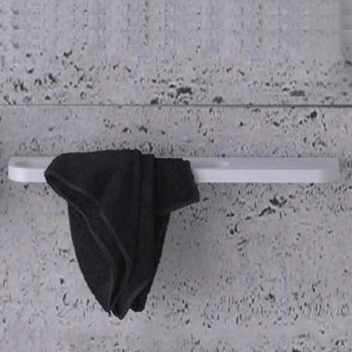 

Полотенцедержатель с полочкой Knief Oval 599 мм 0600-282-01 из K.Stone настенный, белый, матовый