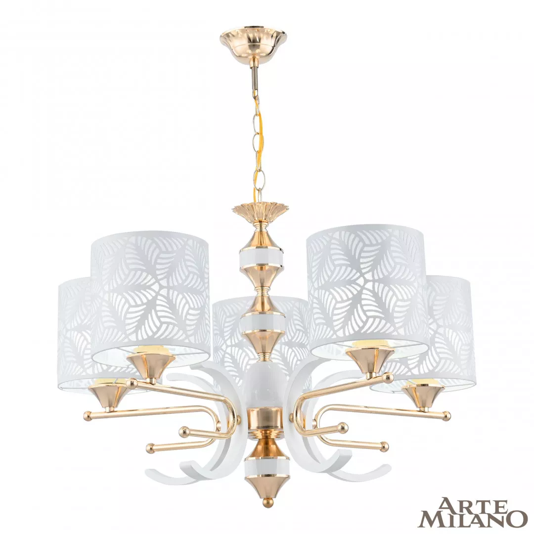 

Подвесная люстра Arte Milano Florentia-2097 302097/5 Wh/Gd